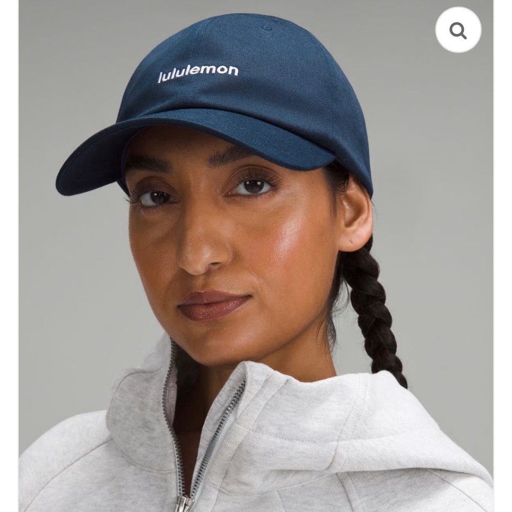 Lululemon Unisex Classic Ball Cap Wordmark Navy Blue